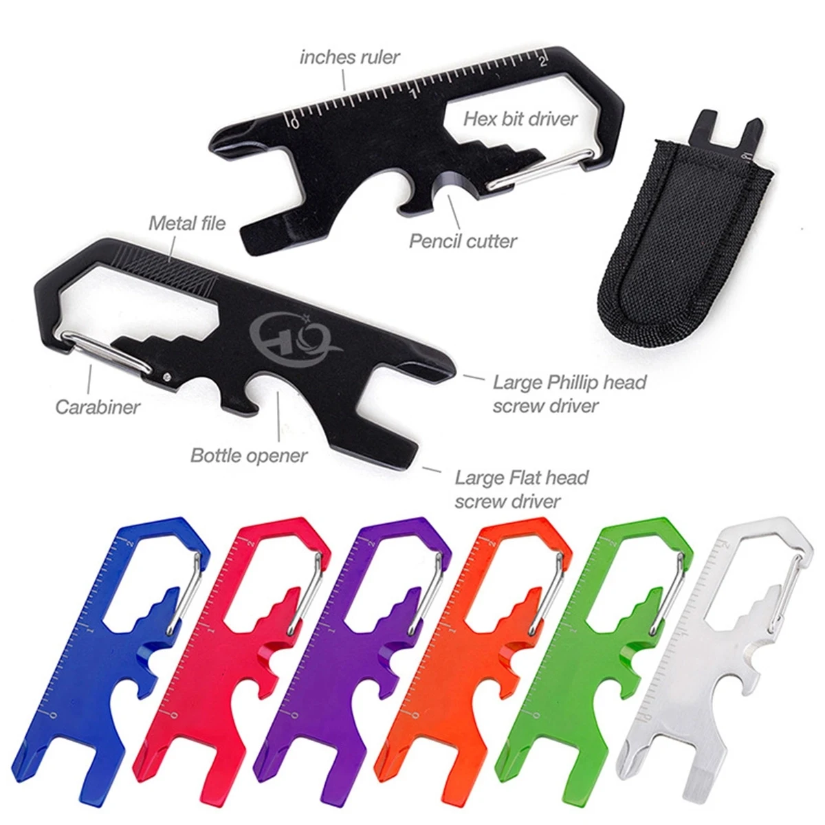8-In-1 Custom Carabiner Multi-Tool 1