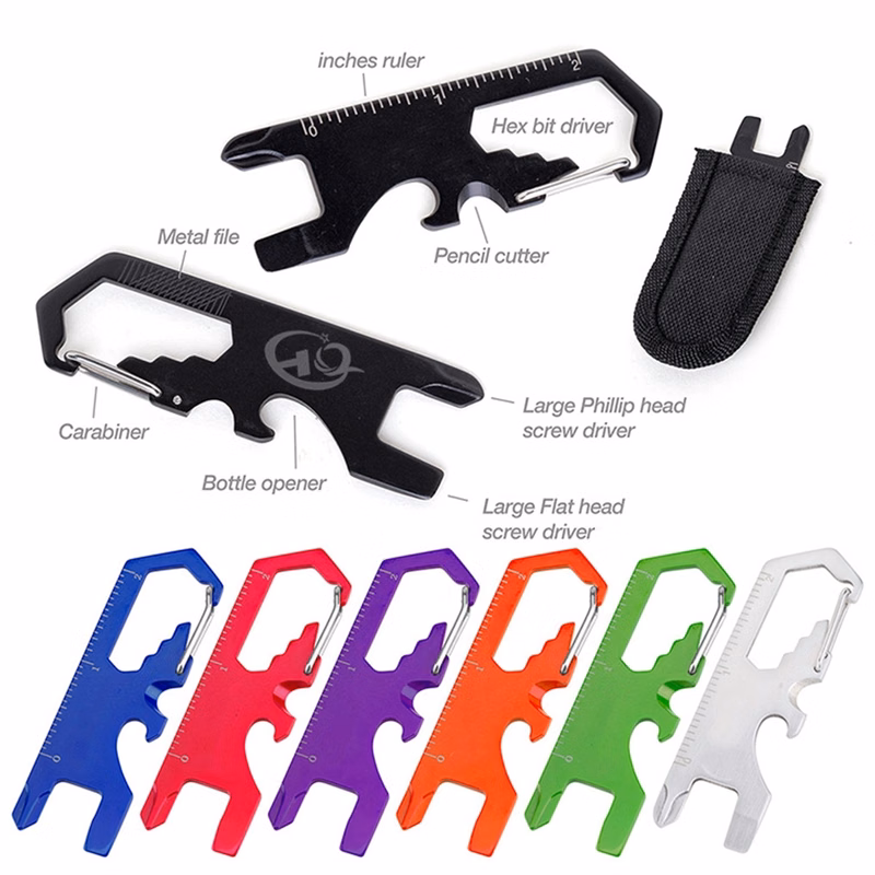 8-In-1 Custom Carabiner Multi-Tool