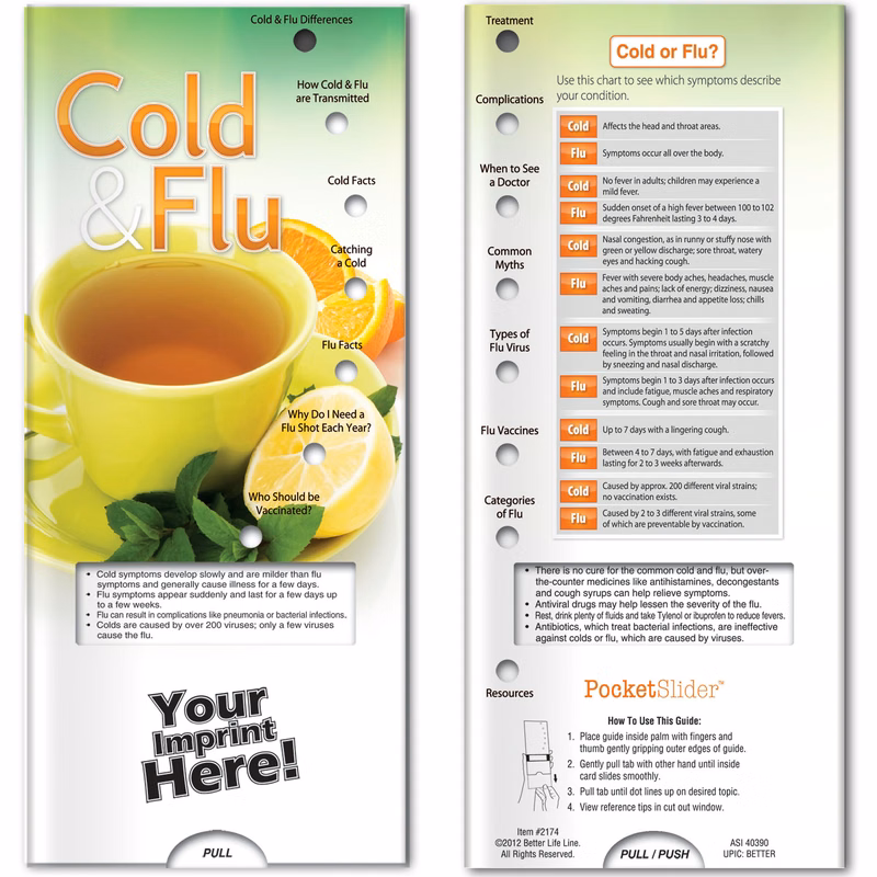 Pocket Slider - Cold and Flu: Facts and Prevention