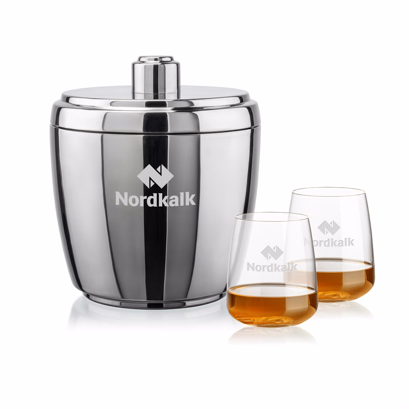 Pescara Ice Bucket & Dunhill On-the-Rocks Set