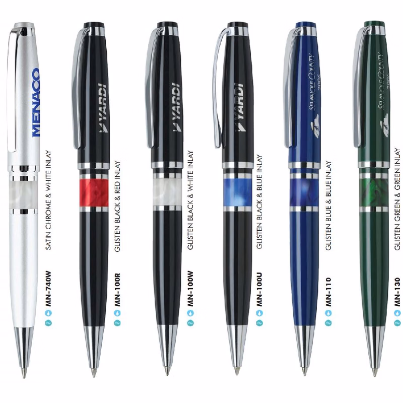 Mandala-I Twist Action Ballpoint Pens