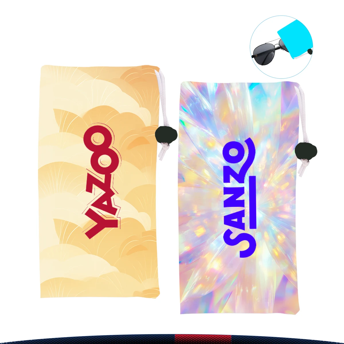 Raypact Dye-Sublimated Microfiber Sunglass Pouch 1