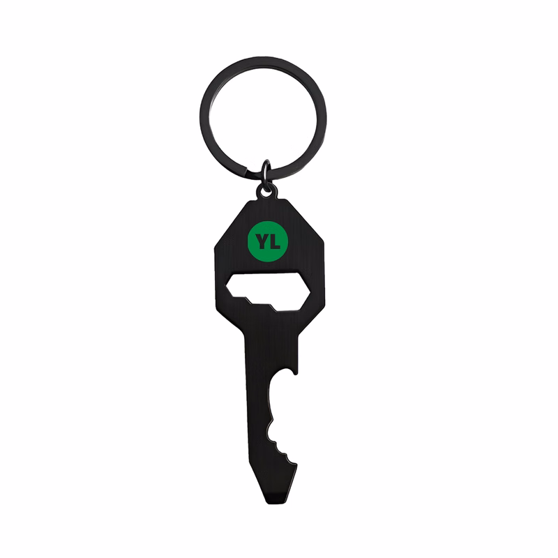 MOQ50 Custom Metal Keychain Bottle Opener For Promotions