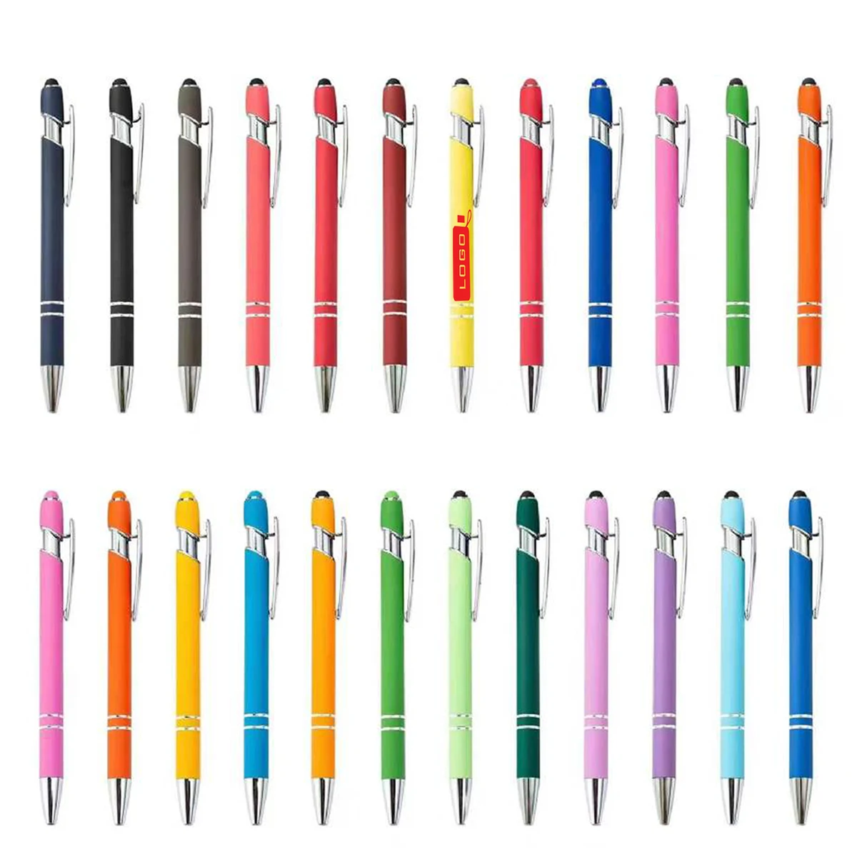 Aluminum Rod Plastic Ballpoint Gift Pen 1