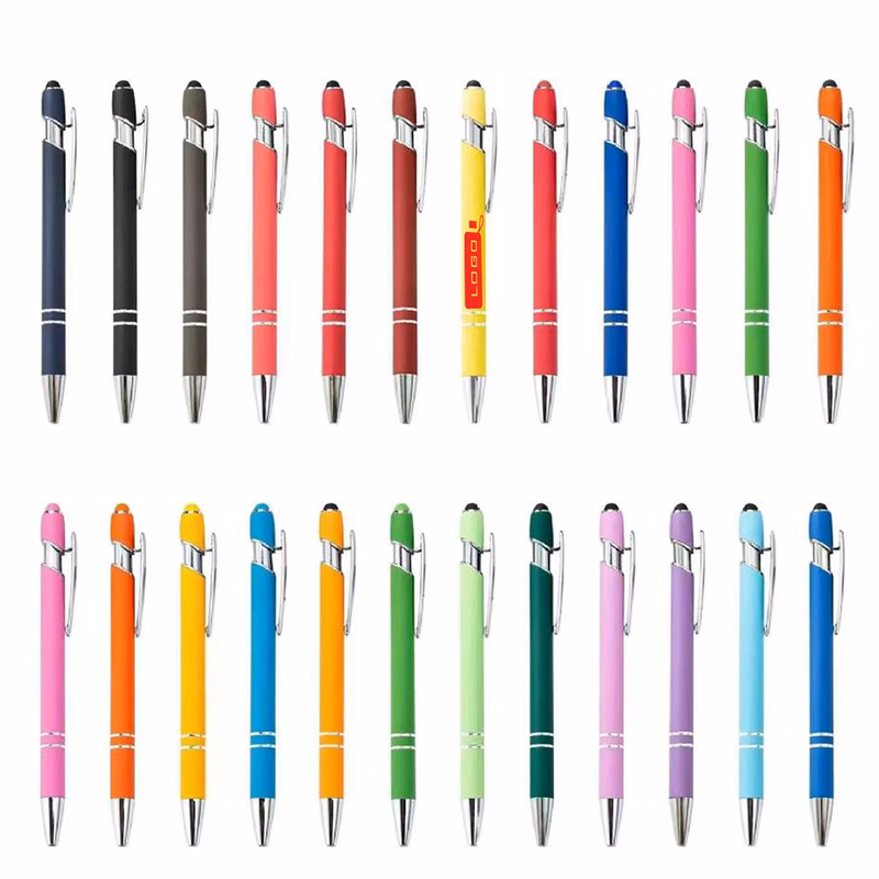 Aluminum Rod Plastic Ballpoint Gift Pen