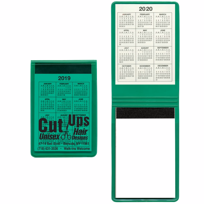 Translucent Vinyl Memo Book with 30-Page Pad