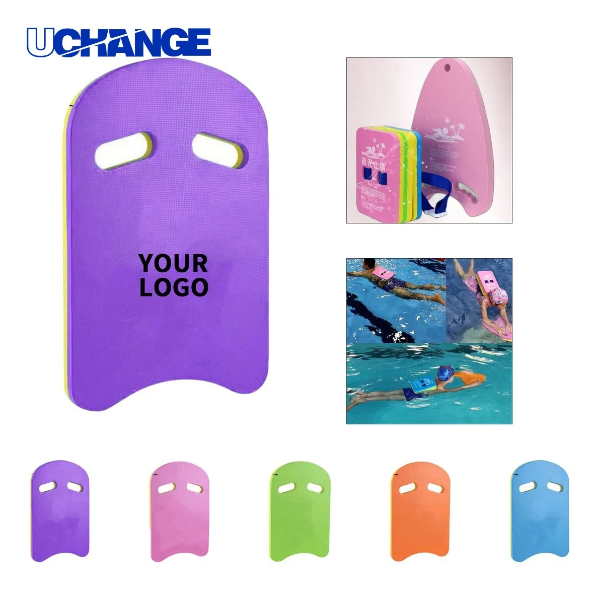 EVA Swim Training Kickboard with Hand Grips 1