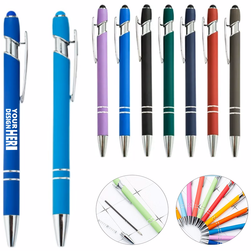 Pen with Soft Rubber Grip