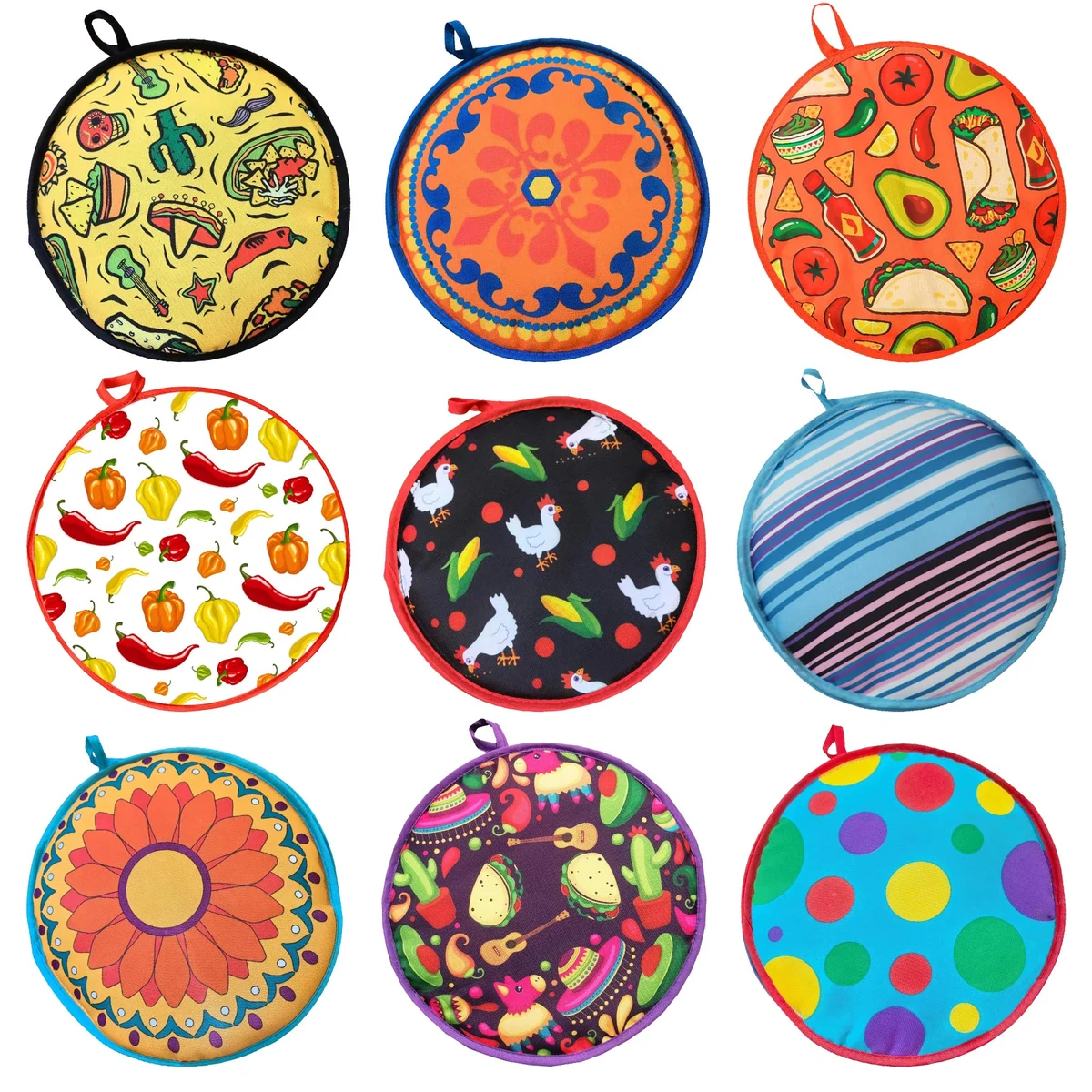 Insulated Cloth Food Tortilla Warmer Pouch 1