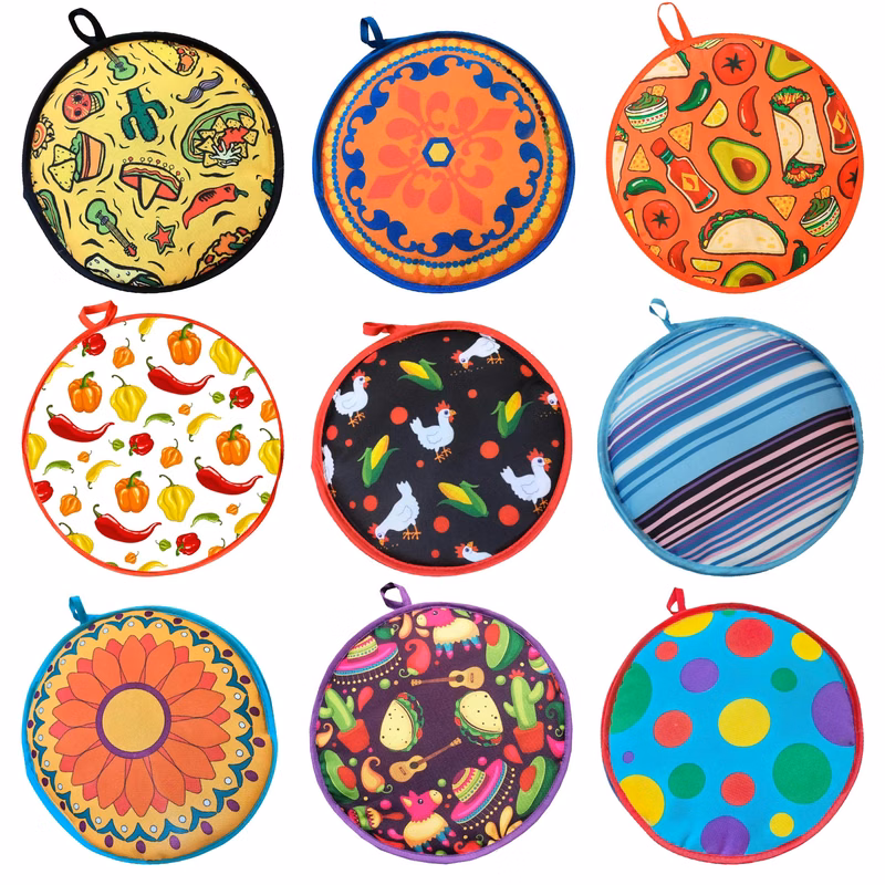 Insulated Cloth Food Tortilla Warmer Pouch