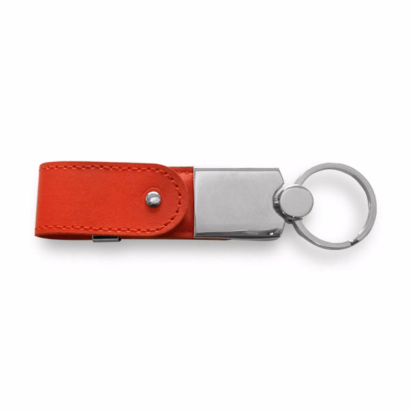 Joliet Leather Swivel USB Key Chain