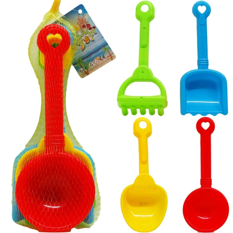 Beach Toy Shovels 9-10" 4 Pk 1