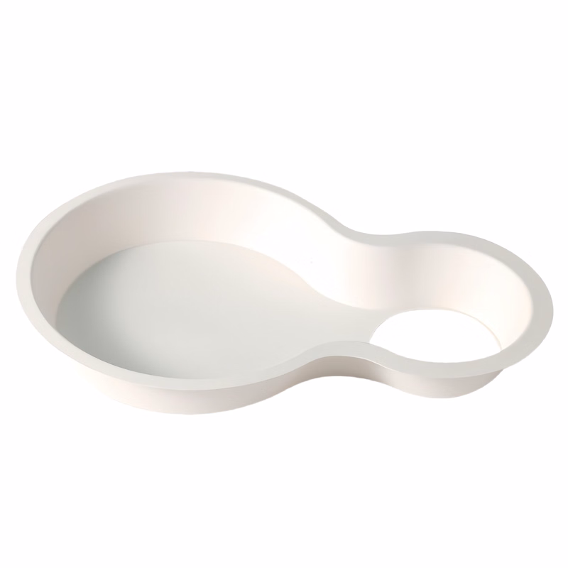 Biodegradable Creative Hot Dog Serving Tray with 2 Compartments
