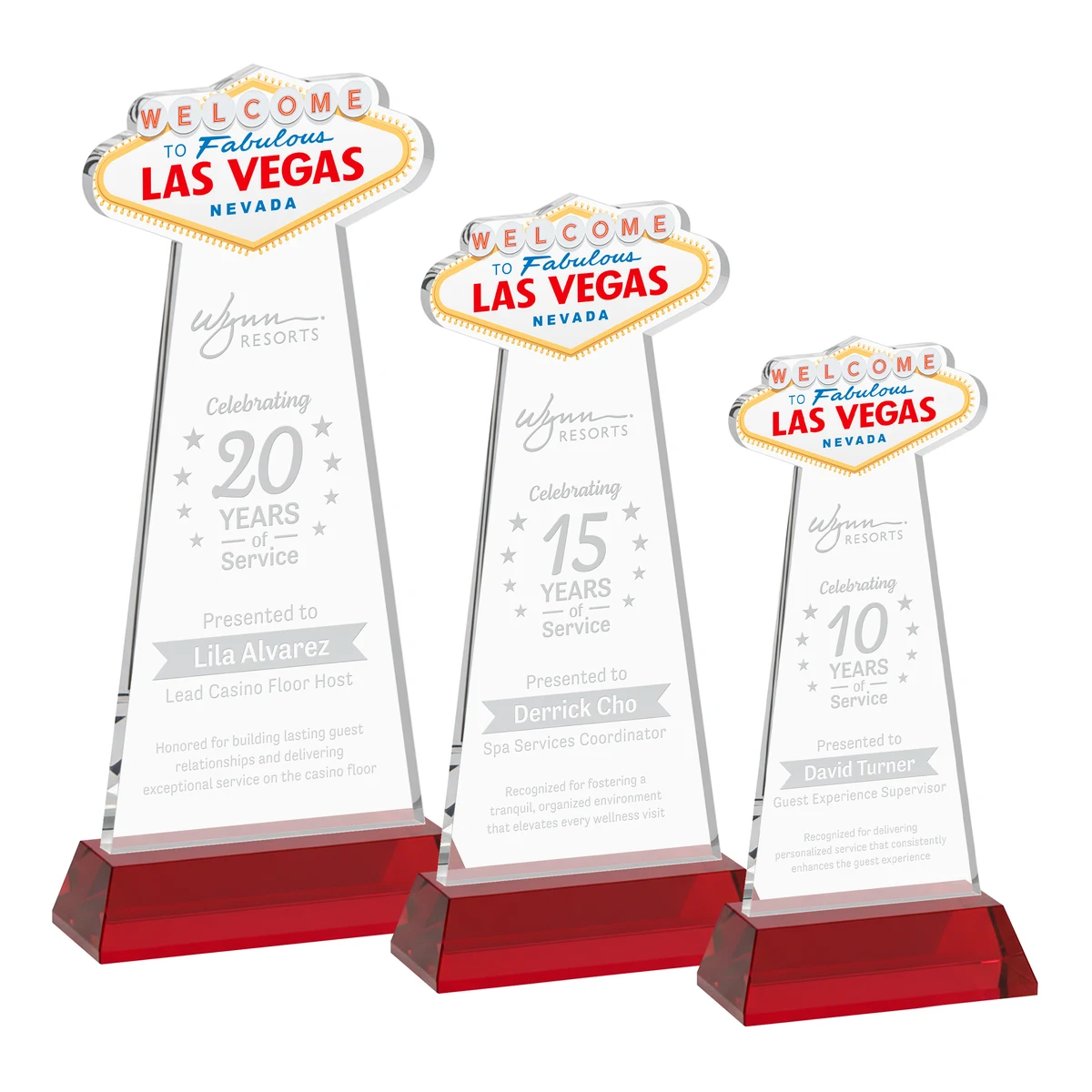 Las Vegas Award on Hartford Base - Red 1