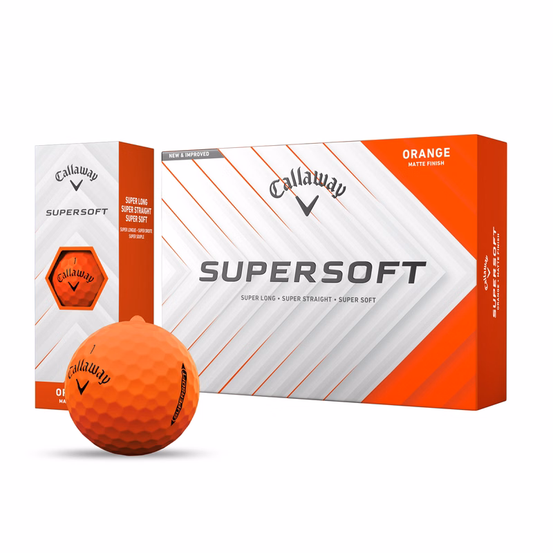Callaway Super Soft Orange Golf Balls