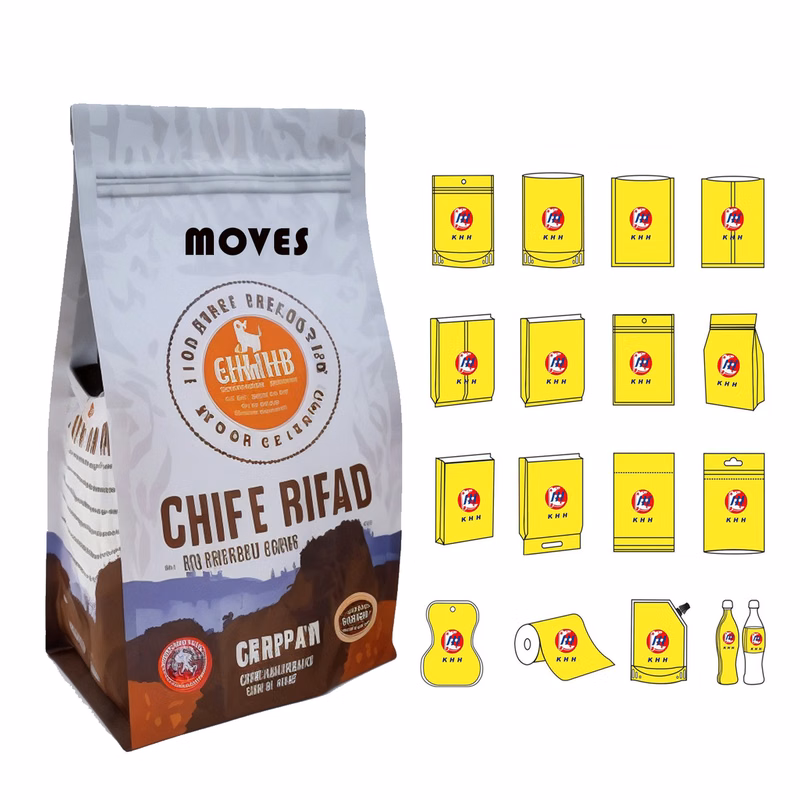 8 Sided Sealing Packaging Bag Customization