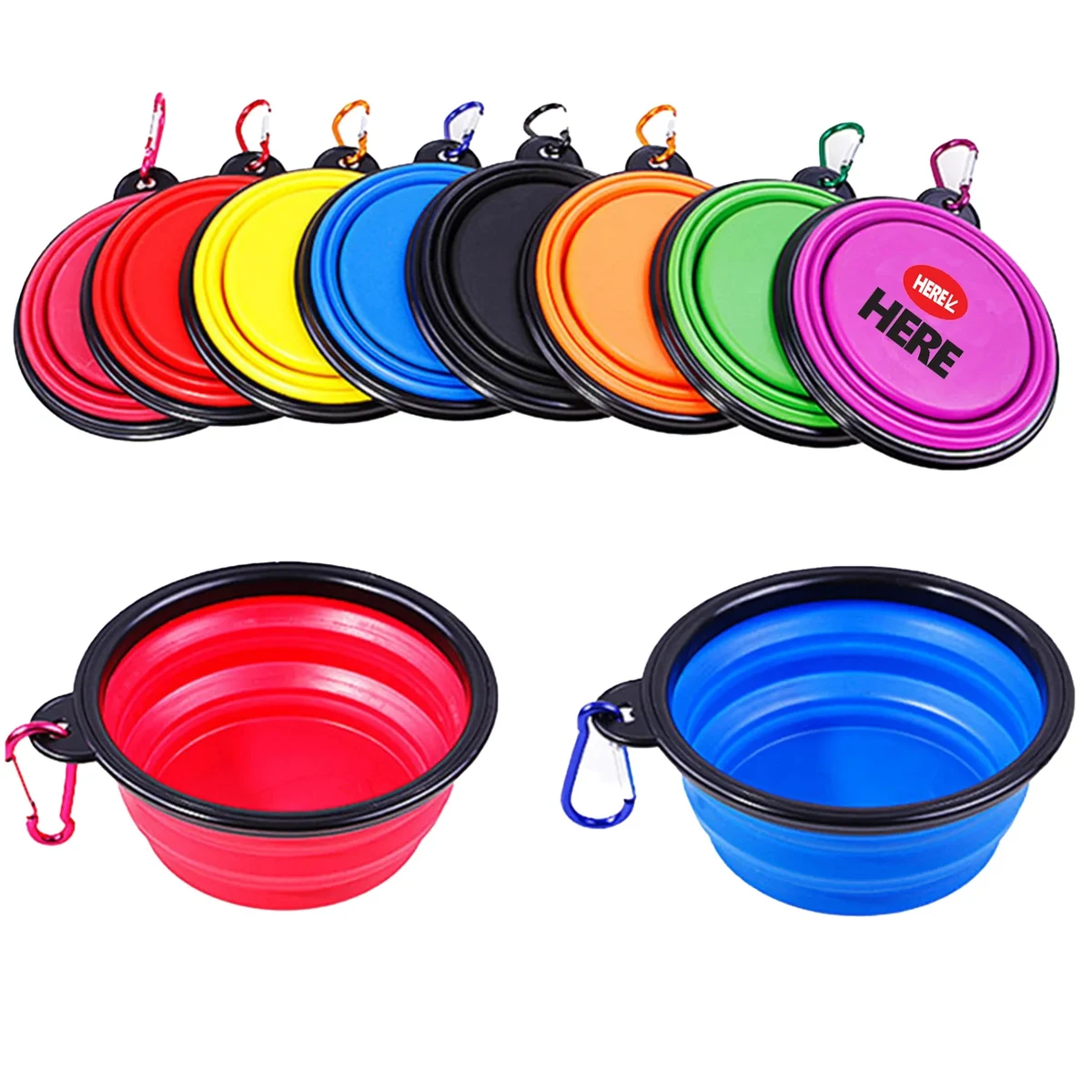 Silicone Foldable Dog Bowl 1