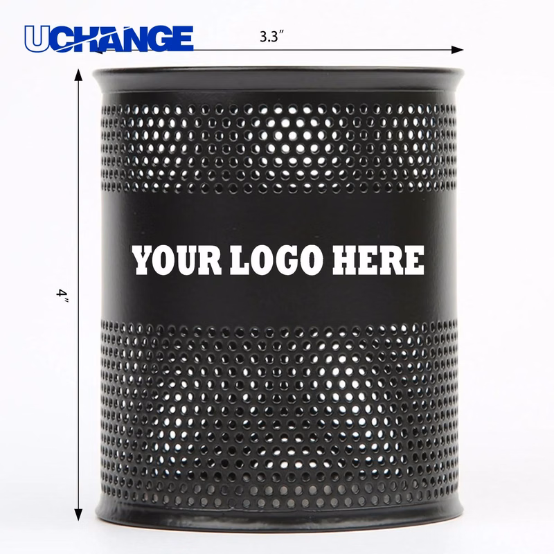 Round Metal Advertising Pen Holder