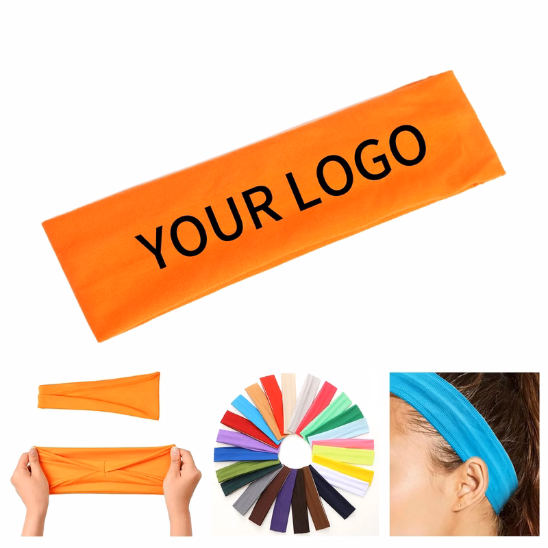 3.9 Inch Sweatband Headband Comfortable and Stretchable