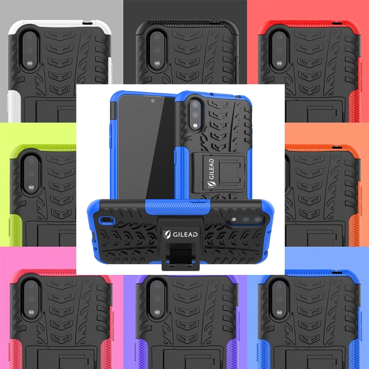 iBank ® Galaxy A01 Shockproof Case with Kickstand 1