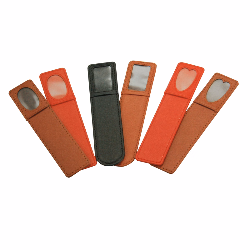 PU Leather Bookmark with Photo Holder