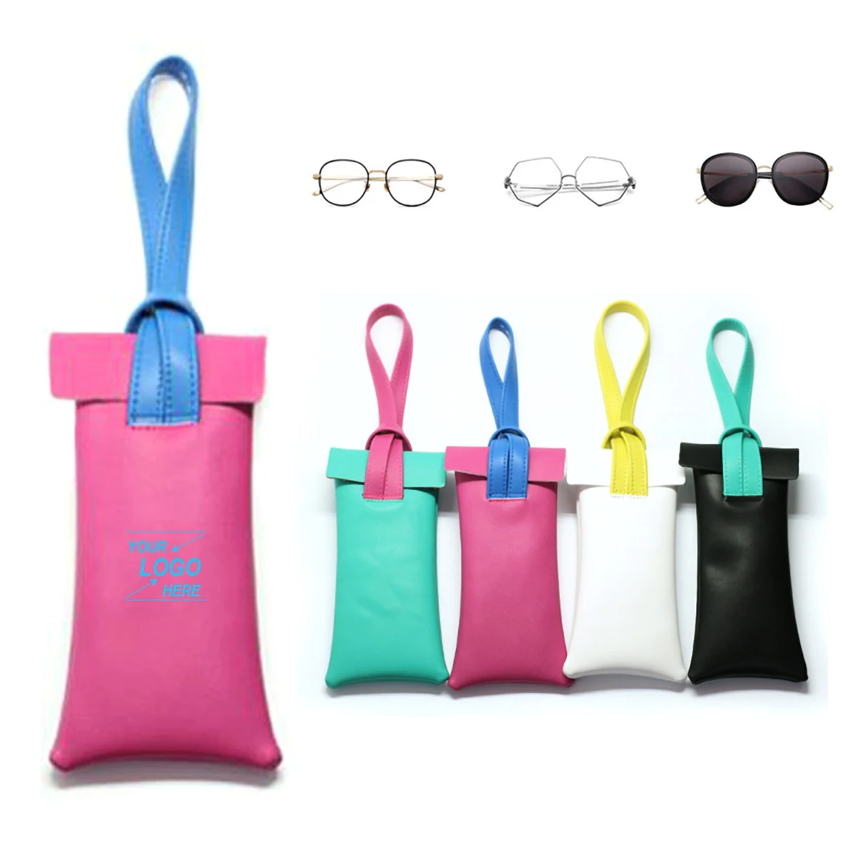 Waterproof Polyurethane Eyewear Pouch w/Strap 1