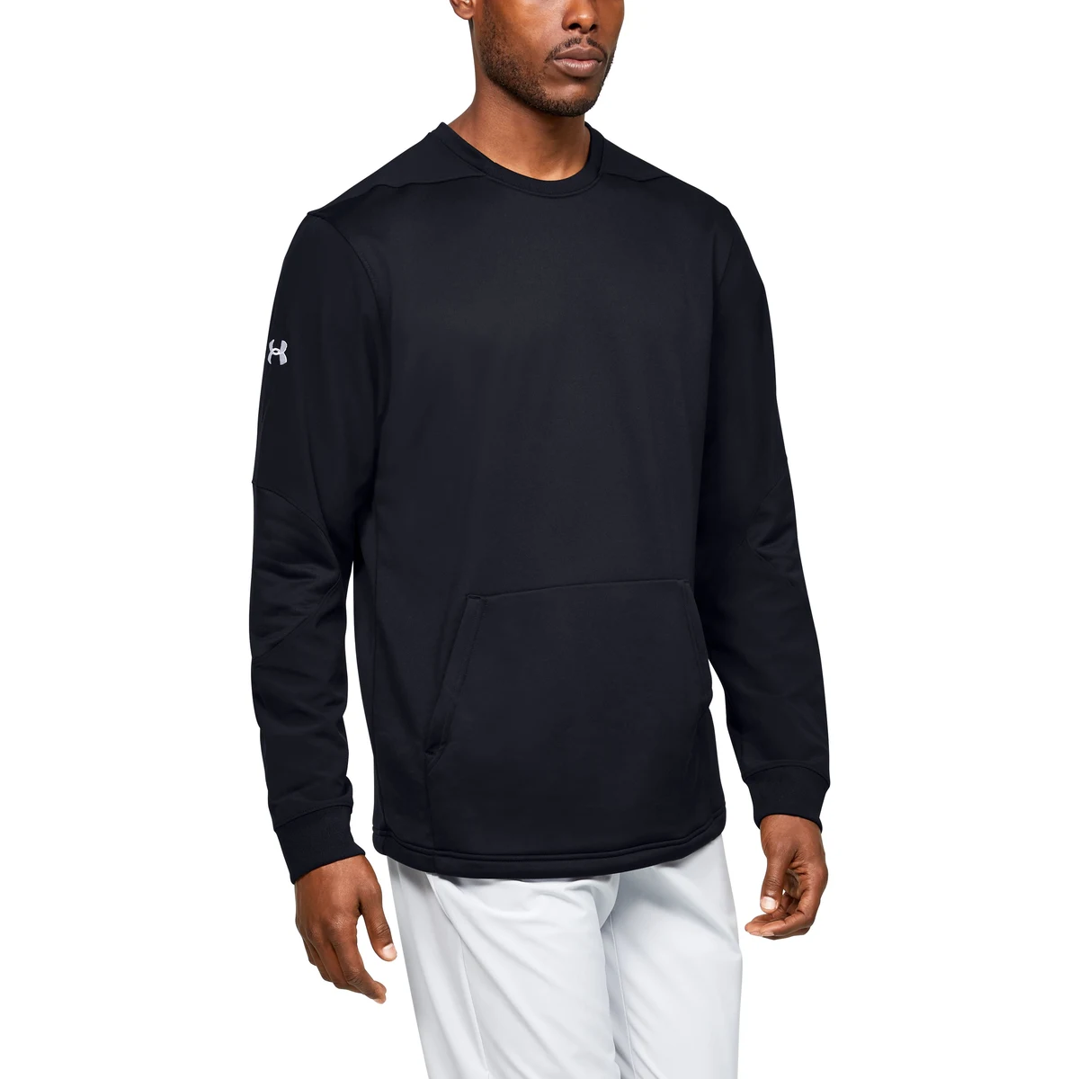Men's UA CTG Warm-Up Layering Crew, custom hoodie or sweatshirt with logo imprint 1