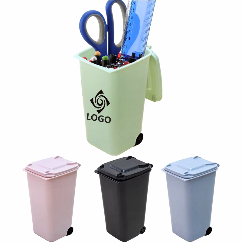 Mini Curbside Garbage Trash Bin Pen Holder