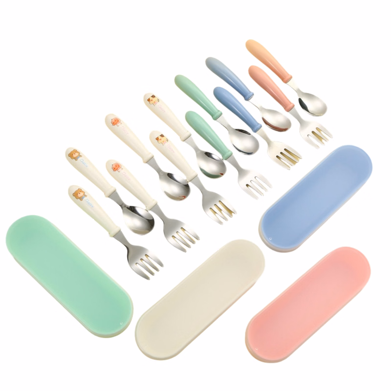 304 Stainless Steel Children's Spoon and Fork Set
