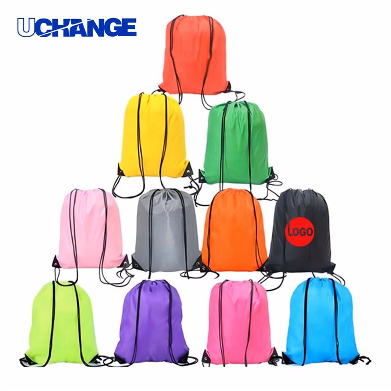 Stylish Polyester Drawstring Bag