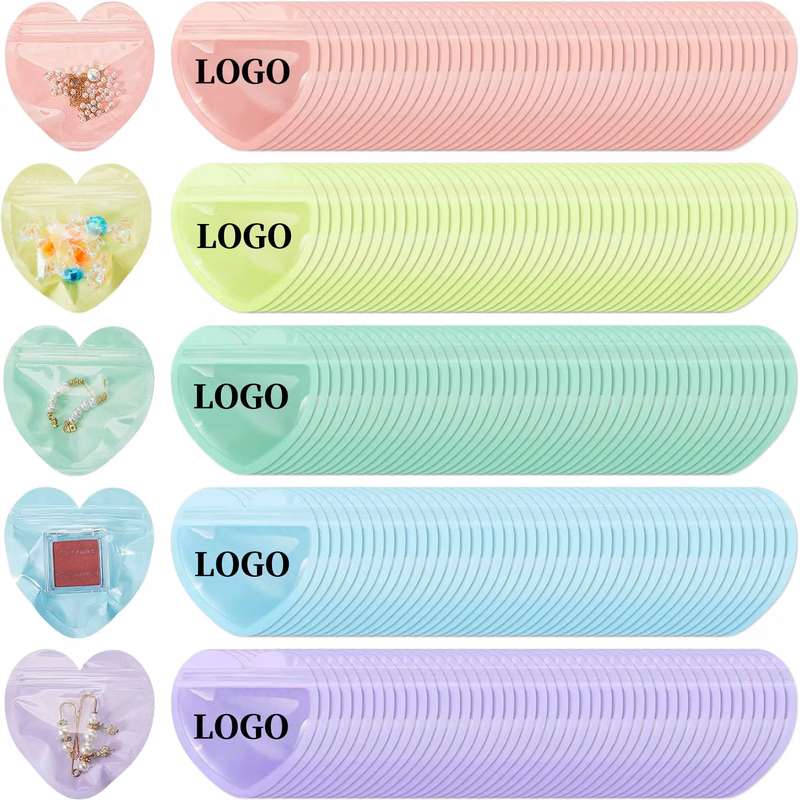 Heart Shape Jewelry Gift Packaging Bags