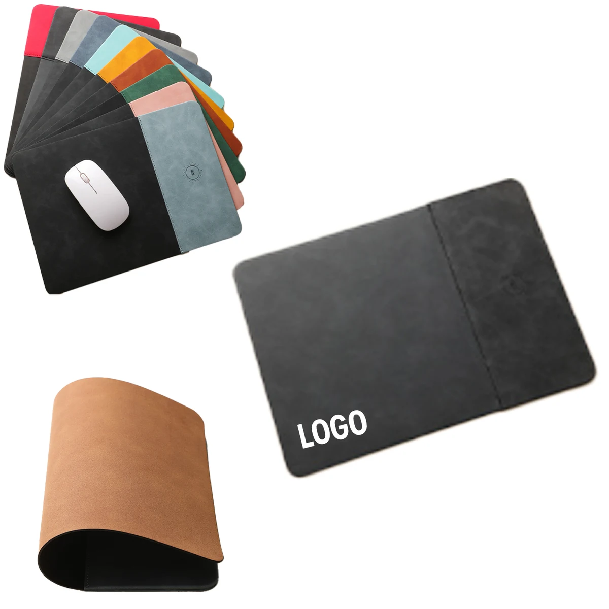 Custom Wireless Charging Mouse Pad For Office Desks 1