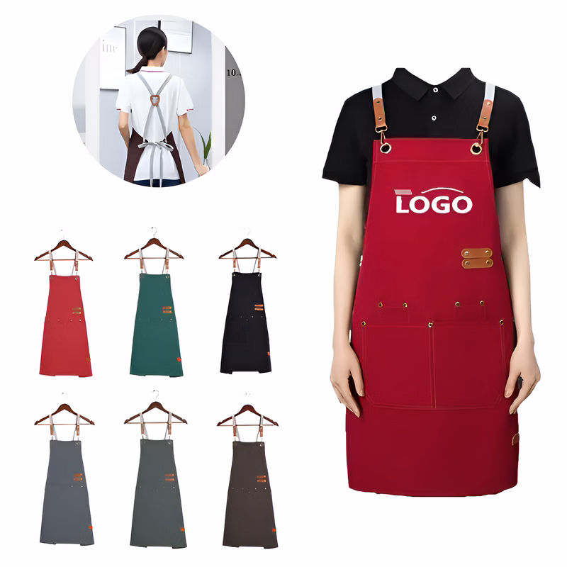 Waterproof Oilproof Canvas Apron Workwear