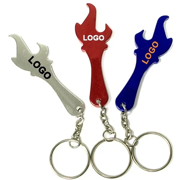 Torch Shape Bottle Opener Keychain 1