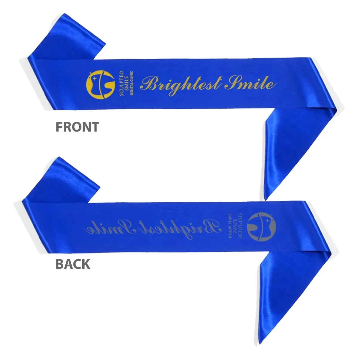 70" Custom Digitally Printed Satin Sashes 1