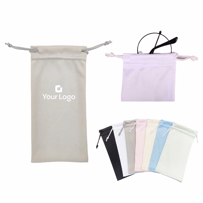 Microfiber Sunglasses Drawstring Storage Pouch