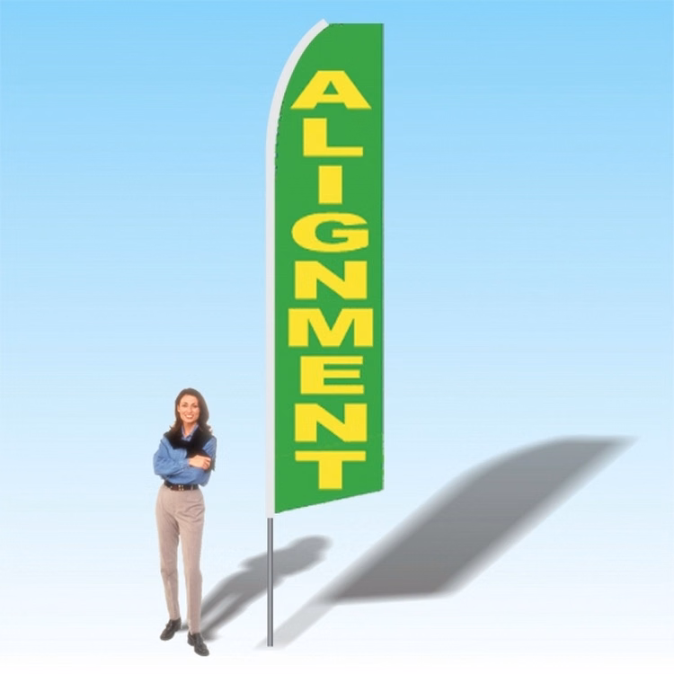15FT Alignment Advertising Banner Flag