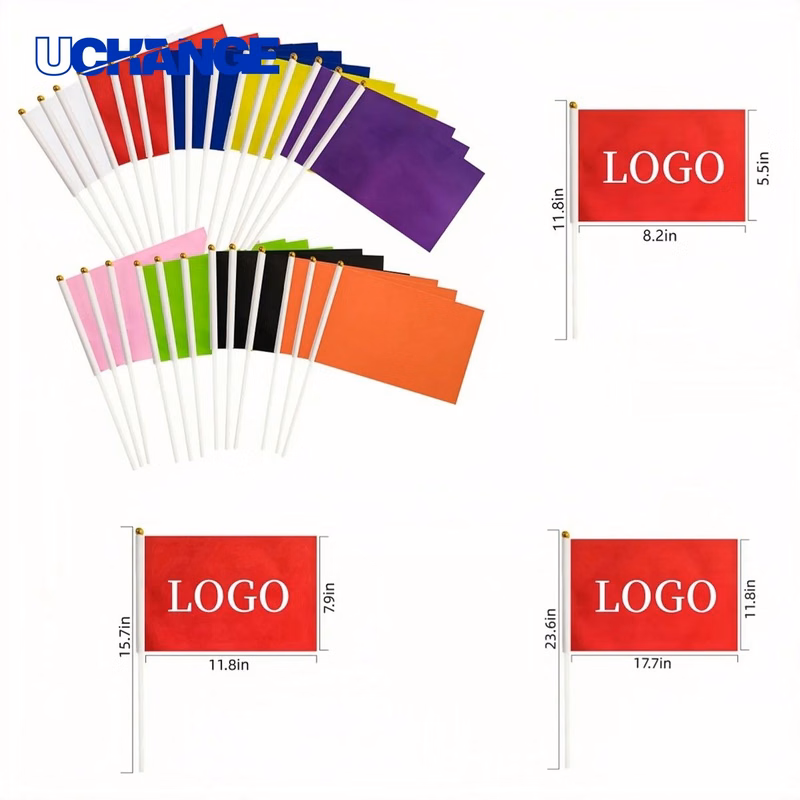 Custom Handheld Flag Full Color Print