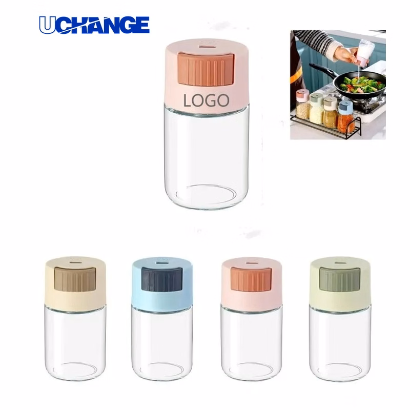Press-Type Sealed Condiment Bottle & Spice Container for Kitchen Use