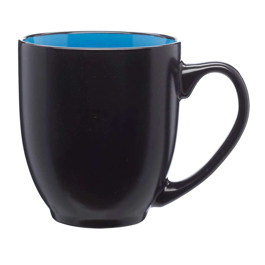 Two-Tone Bistro Style Ceramic Mug, 16 oz. 1