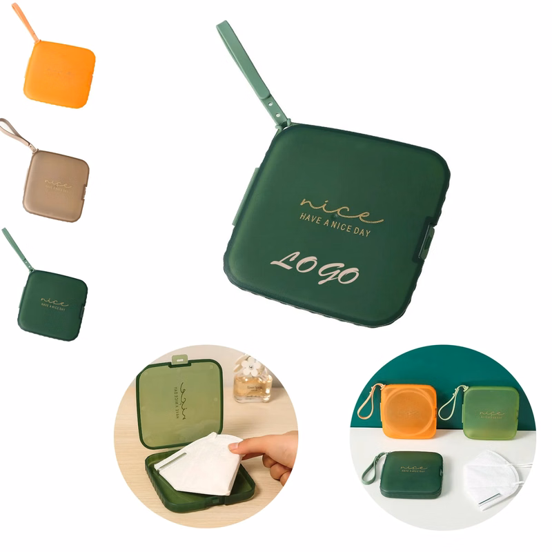 Portable Face Mask Holder Case