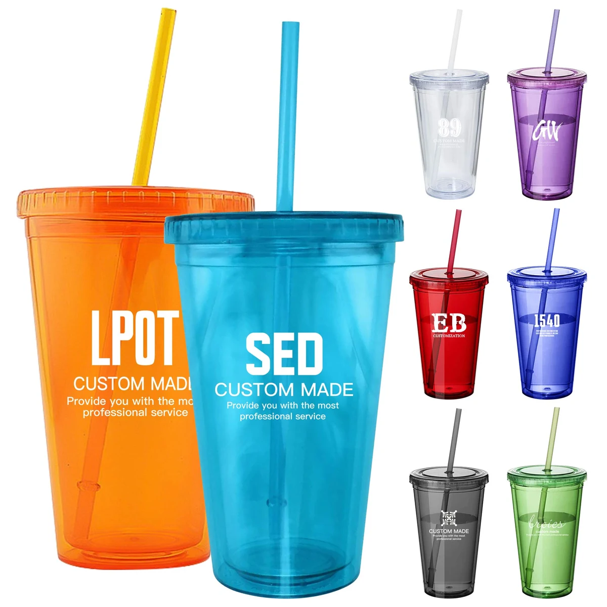 12 OZ Double Layer Plastic Cup 1