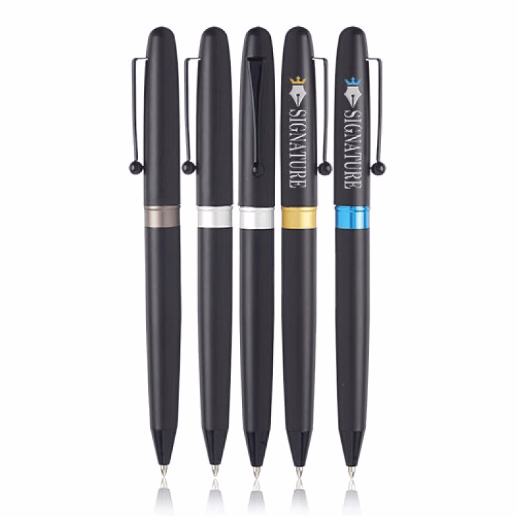 Sleek Aluminum Pen with Rubber Coating