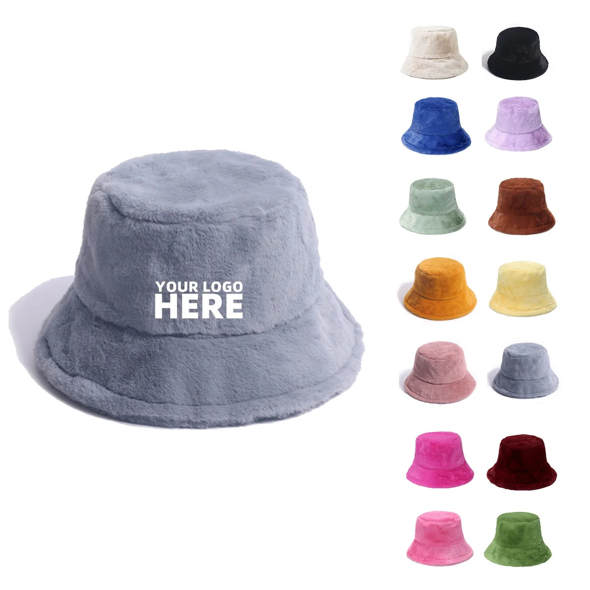 Plush Fuzzy Bucket Hat 1