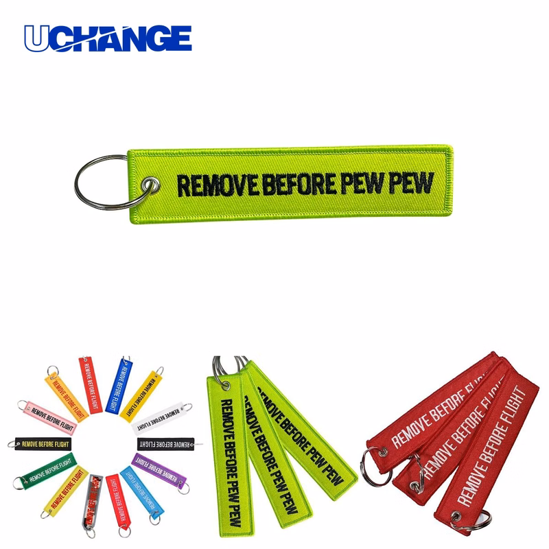 Polyester Flight Keychain with Metal Loop