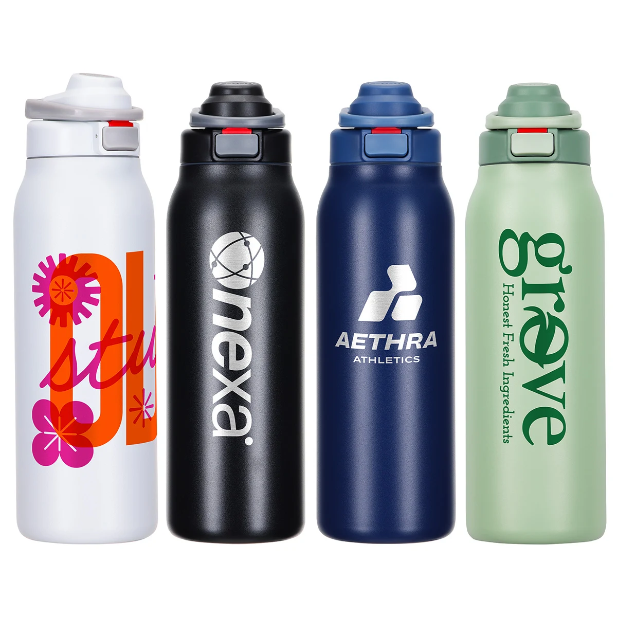 SENSO® Mission 32 oz Eco-Friendly 2 in 1 Sip & Chug Duoflow Vacuum Insulated Bottle 1
