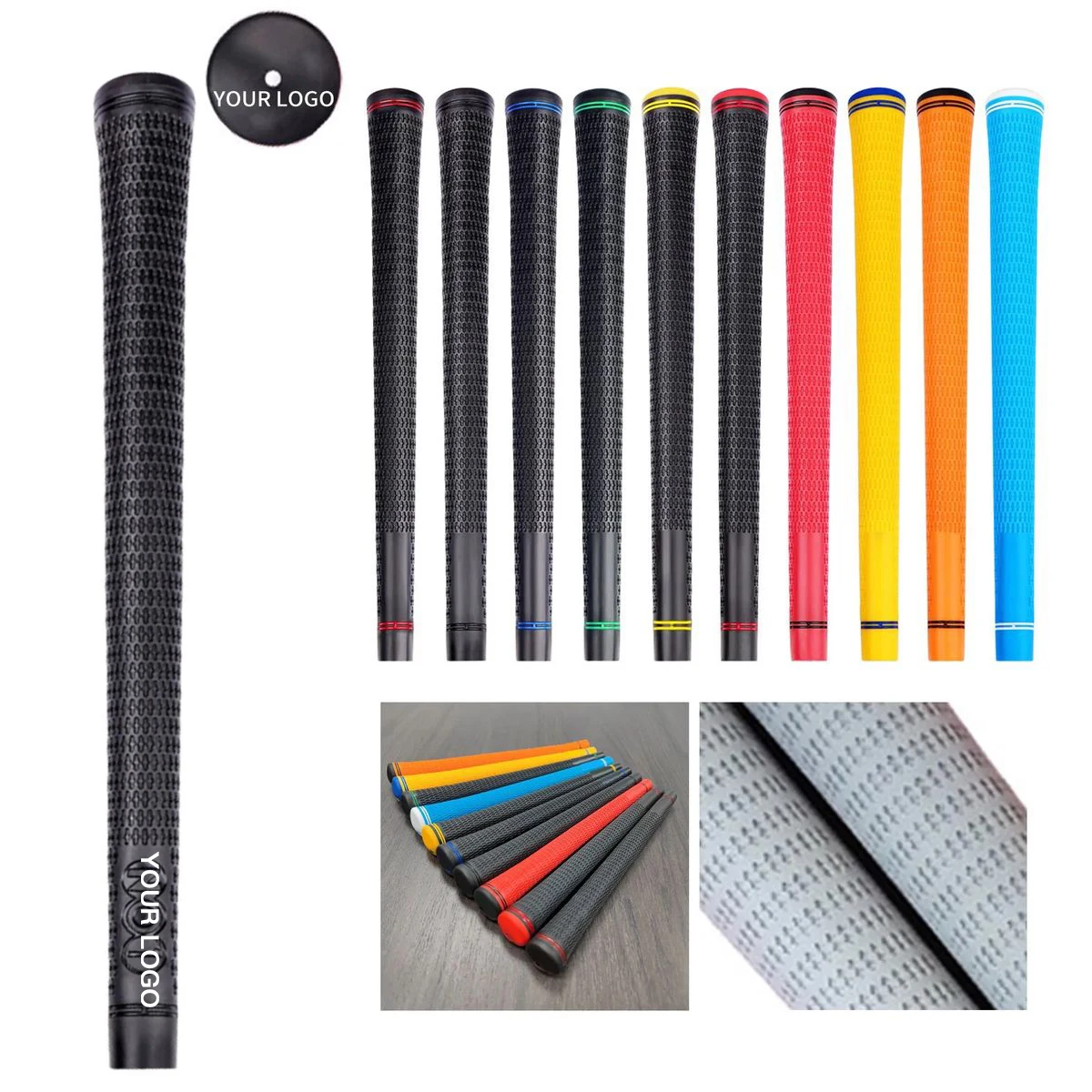 Rubber Durable Textured Golf Grip 1