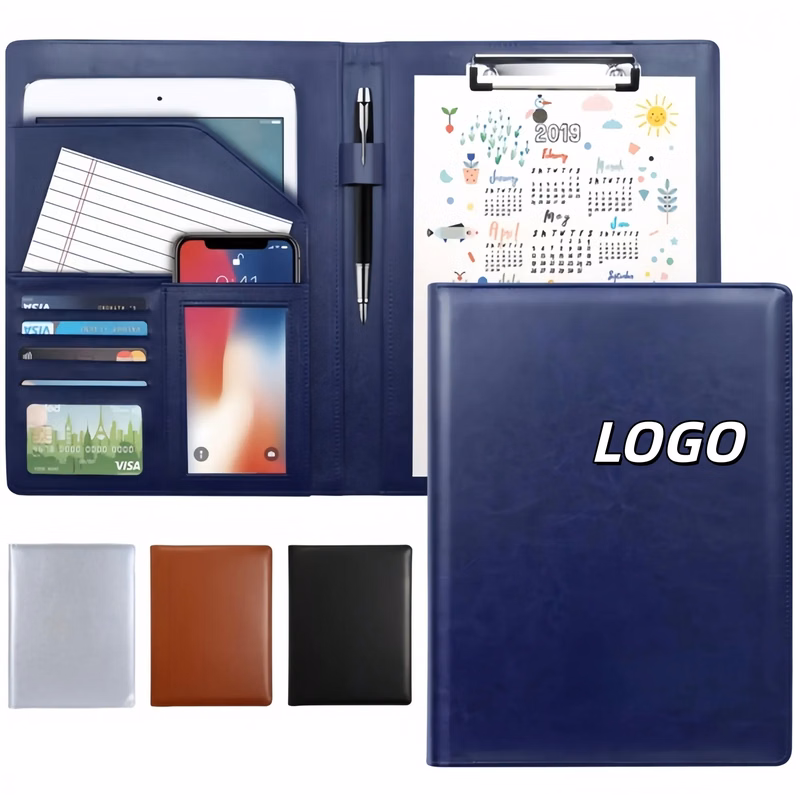 A4 multi-functional leather folder