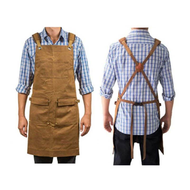 Canvas Multi-Pocket Work Apron 1