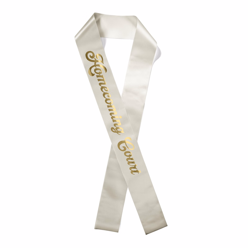 3" Badge Satin Sash - 45" Long - Brilliance